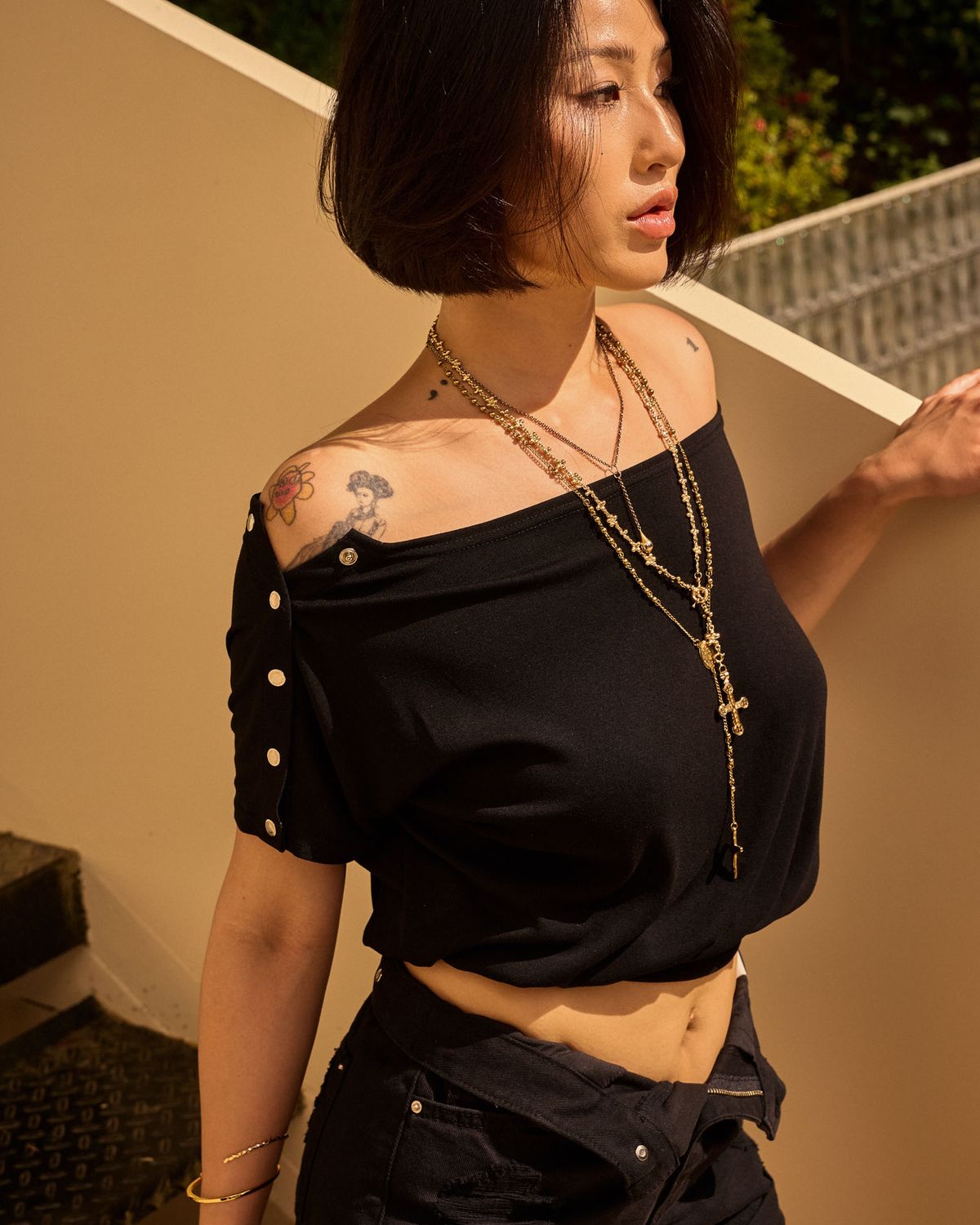 쿨시스(COOLSIS) CS SUMMER SNAP OFF TOP-070 (BLACK)