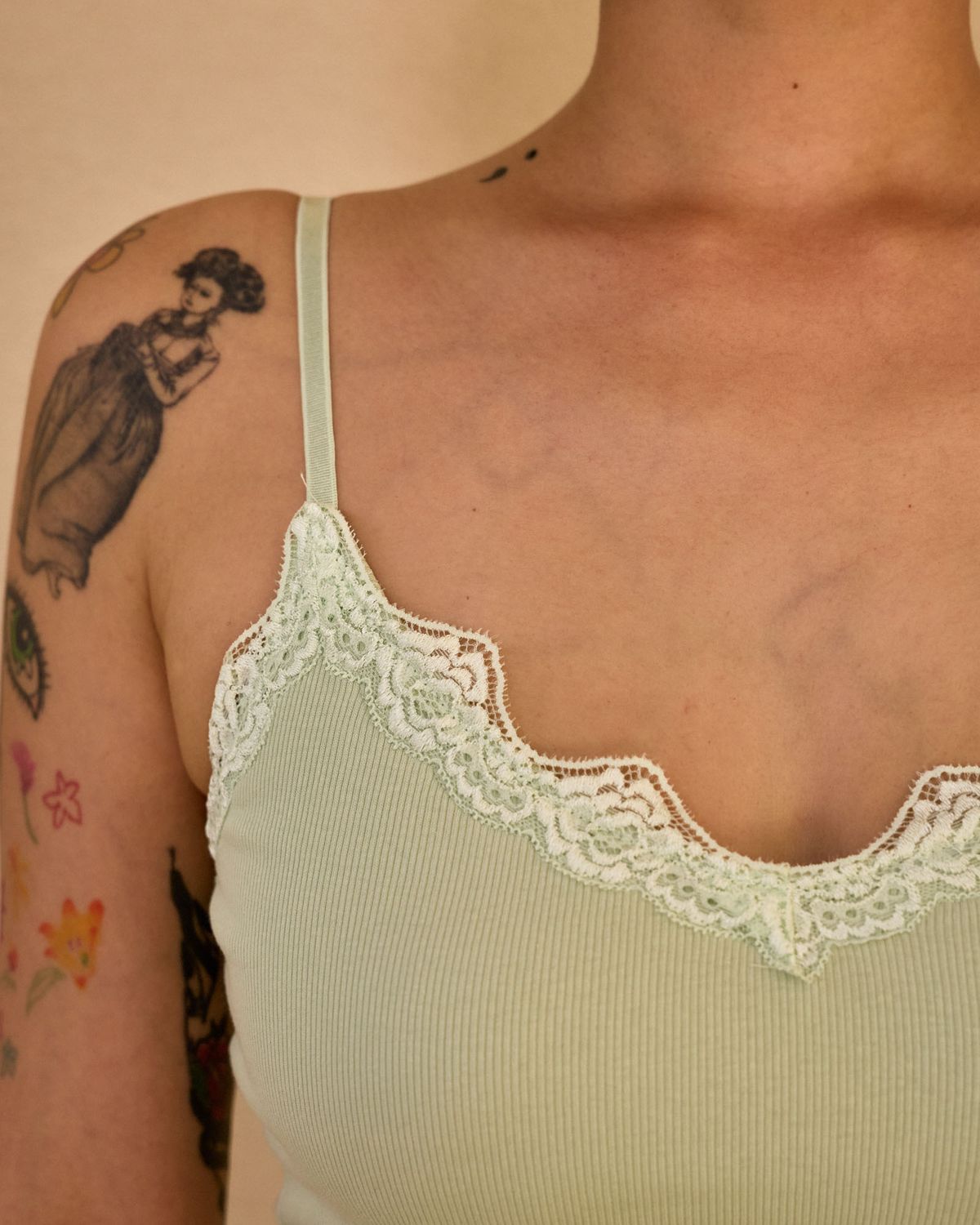 쿨시스(COOLSIS) CS TOP LACE BRA TOP-005 (MINT)