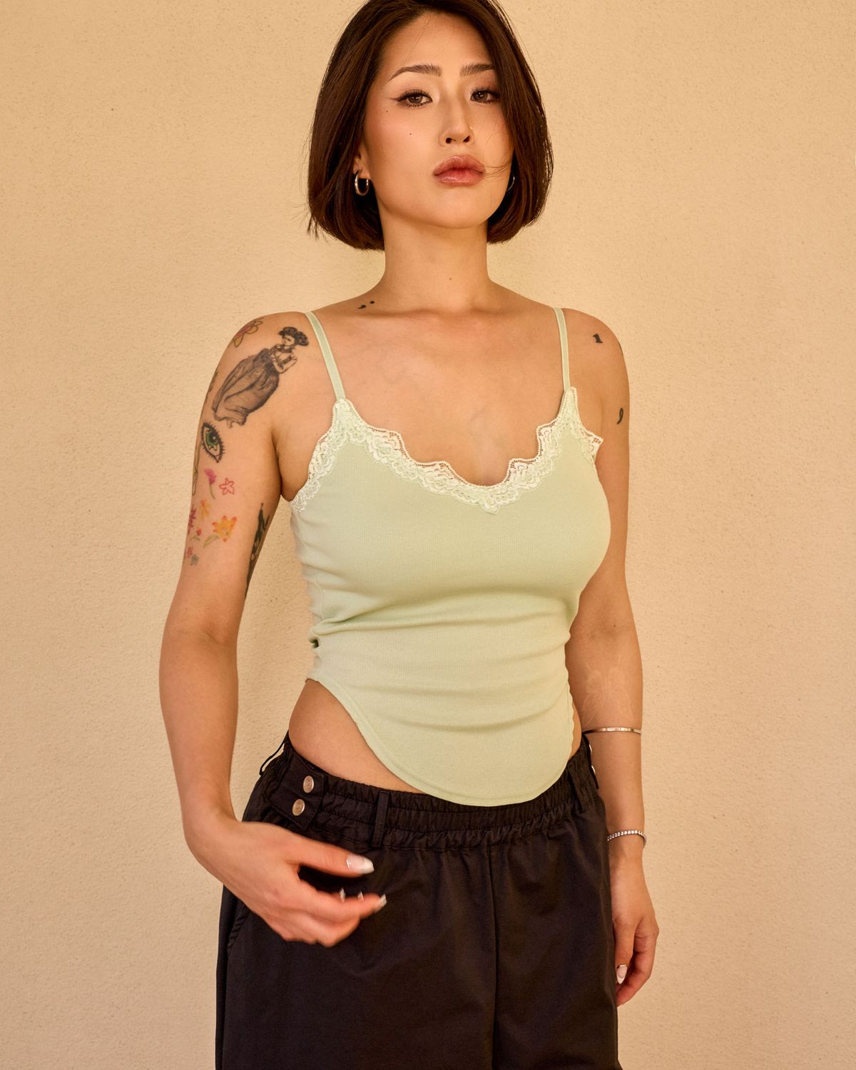 쿨시스(COOLSIS) CS TOP LACE BRA TOP-005 (MINT)
