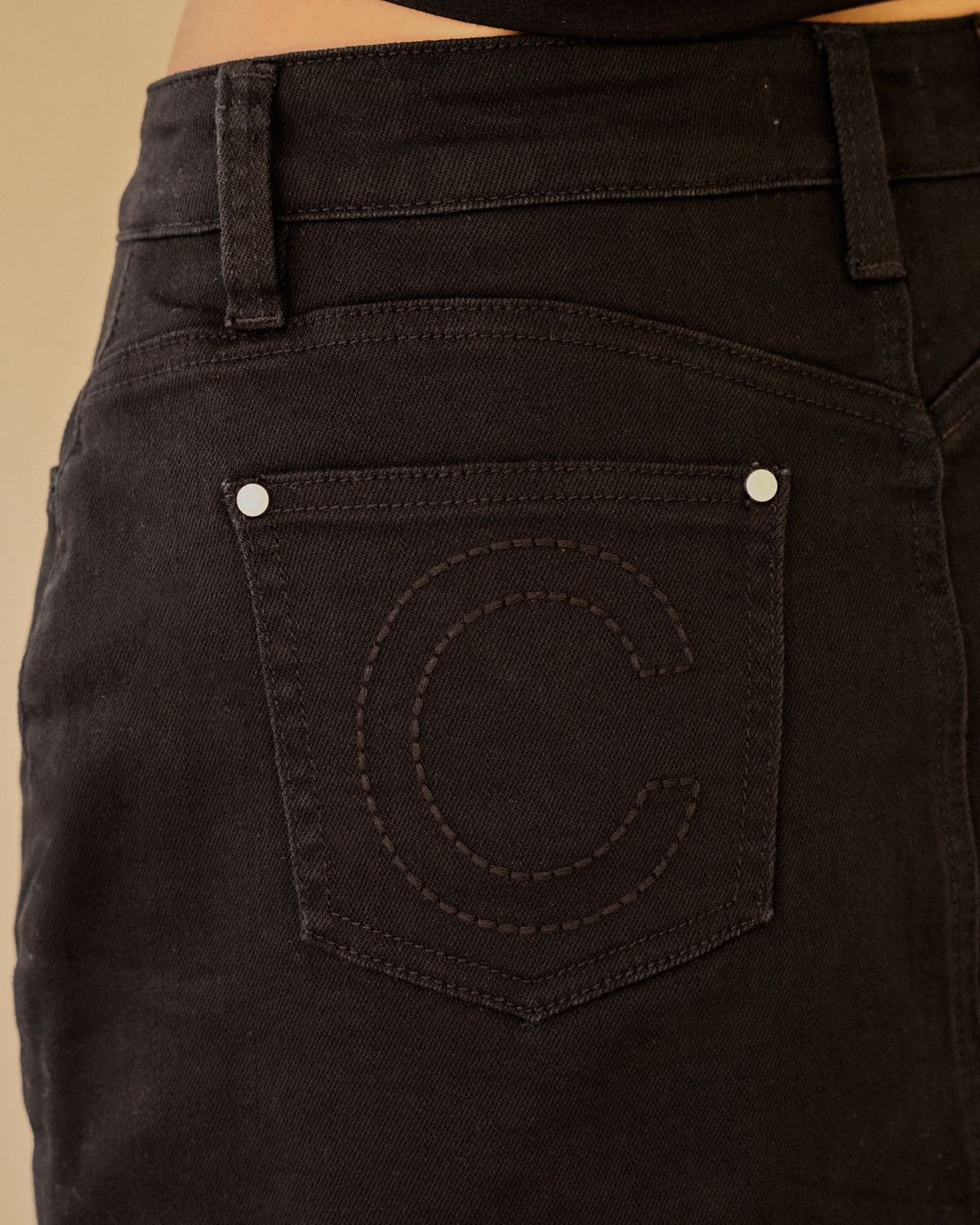 쿨시스(COOLSIS) CS COTTON PANTS&SKIRTS-070 (BLACK)
