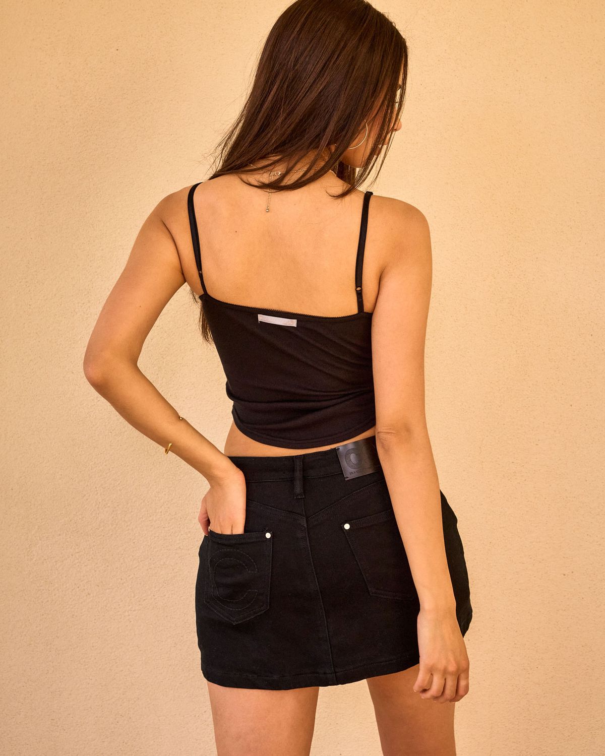쿨시스(COOLSIS) CS COTTON PANTS&SKIRTS-070 (BLACK)