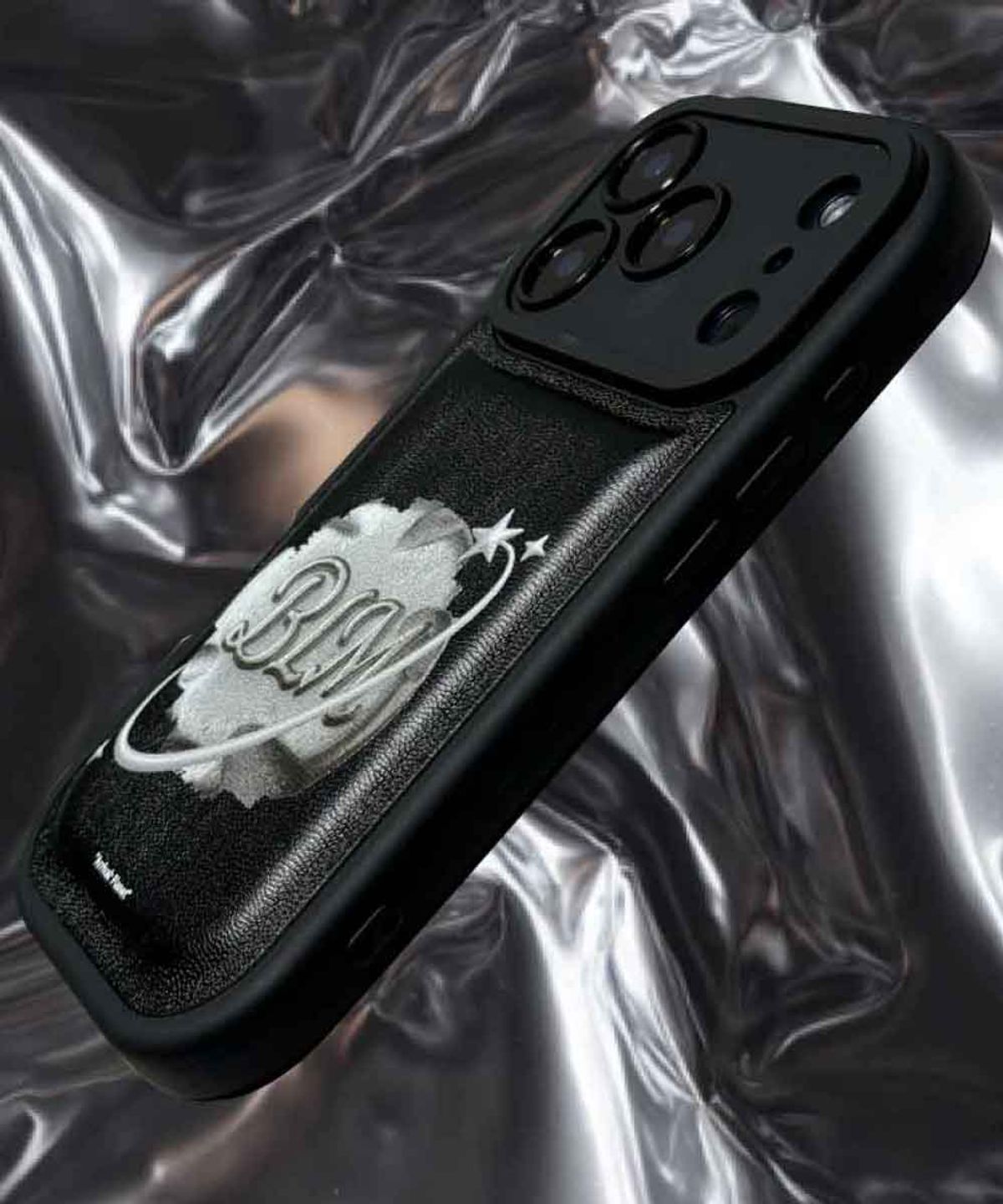 블레임 스튜디오(BLAMESTUDIO) Orbit Silver Planet Leather Case