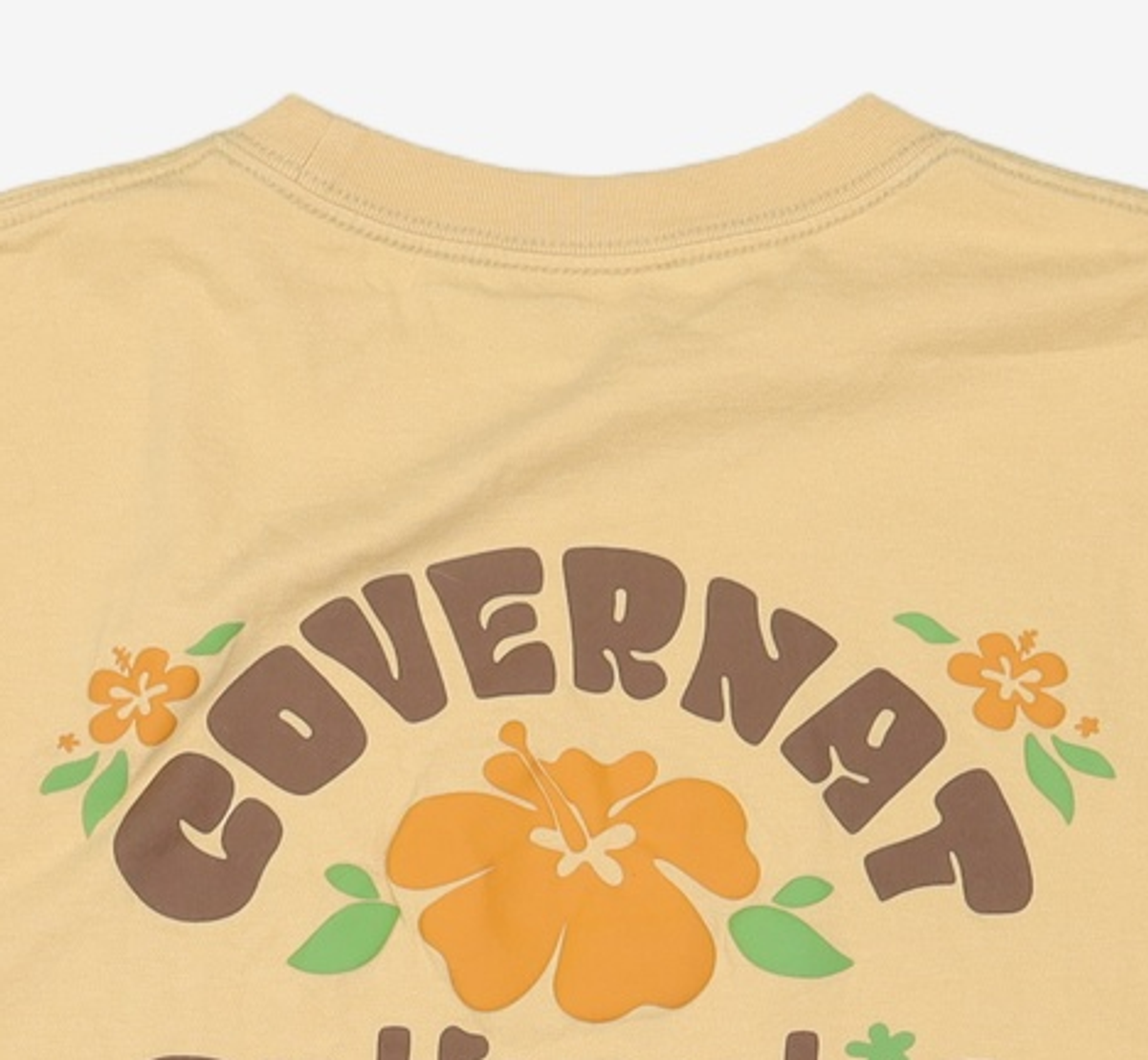 커버낫(COVERNAT) 트로피칼 티셔츠 에크루 XL