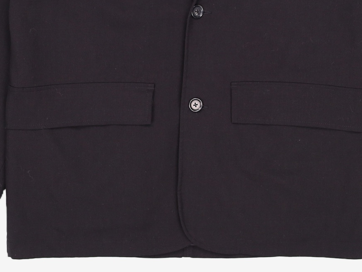 오버캐스트(OVERCAST) OFFICE TREKKING JACKET _ WOOL (BLACK) S