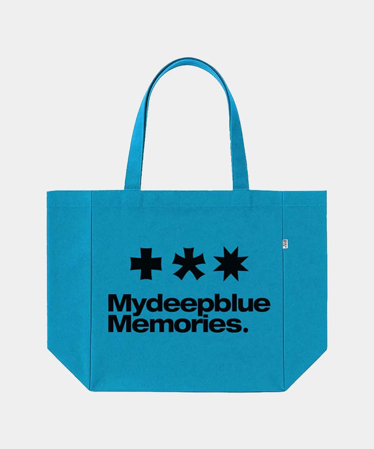 마이딥블루메모리즈(MY DEEP BLUE MEMORIES) MM LOGO ECO BAG_Cyan
