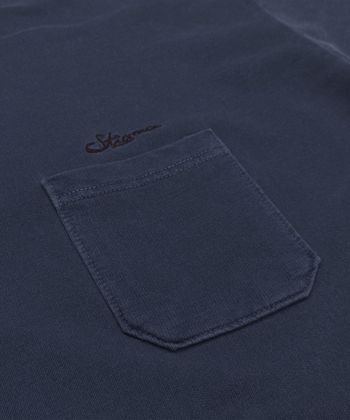스티그마(STIGMA) SCRT PIGMENT POCKET T-SHIRTS NAVY