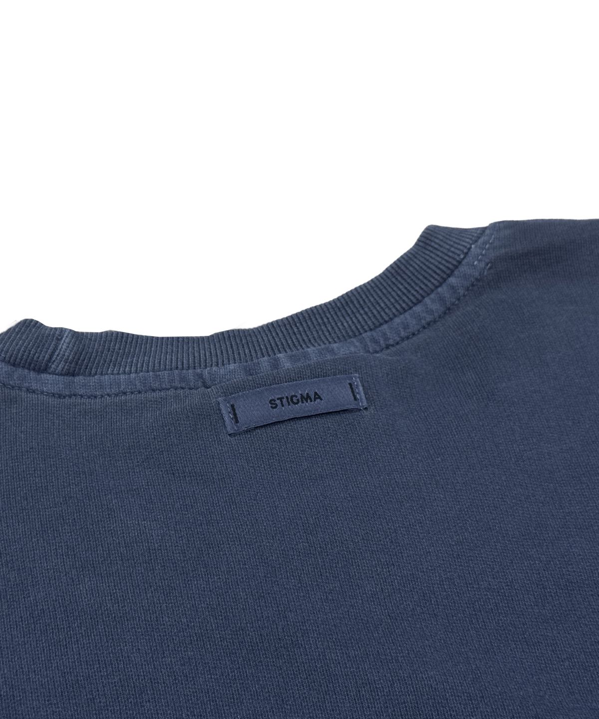 스티그마(STIGMA) SCRT PIGMENT POCKET T-SHIRTS NAVY