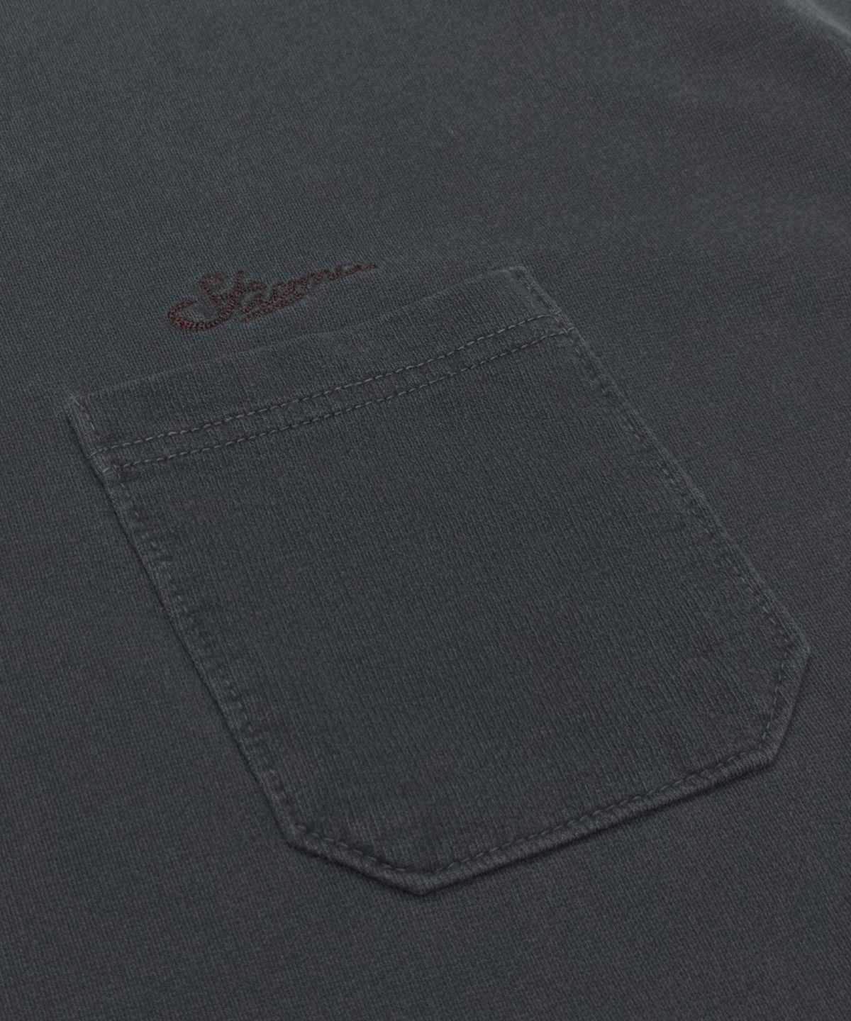 스티그마(STIGMA) SCRT PIGMENT POCKET T-SHIRTS CHARCOAL