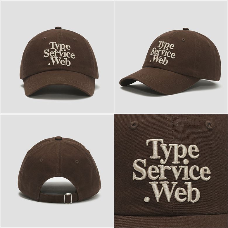 MUSINSA | TYPESERVICE Typeservice Web Cap [Brown] display picture 3
