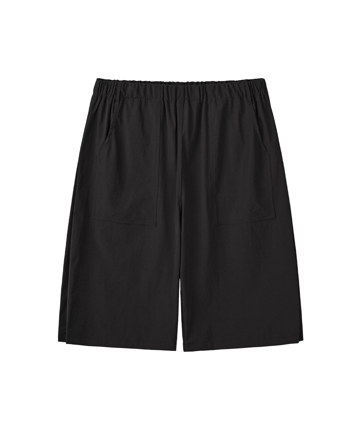 비터레인(VITTERAIN) 썸머 립스탑 버뮤다 팬츠 블랙