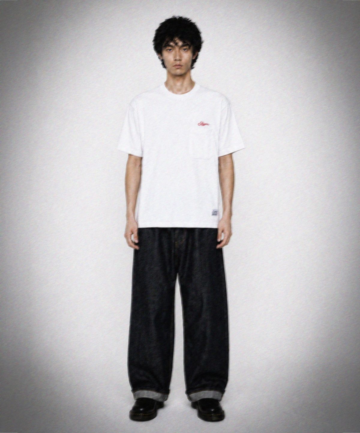스티그마(STIGMA) SCRT WASHED POCKET T-SHIRTS WHITE
