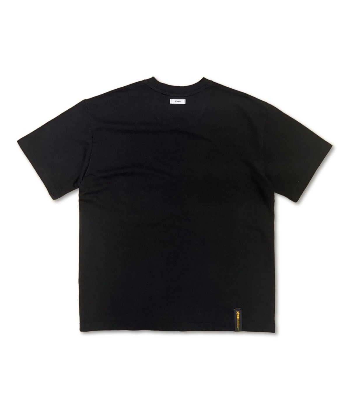 스티그마(STIGMA) SCRT WASHED POCKET T-SHIRTS BLACK
