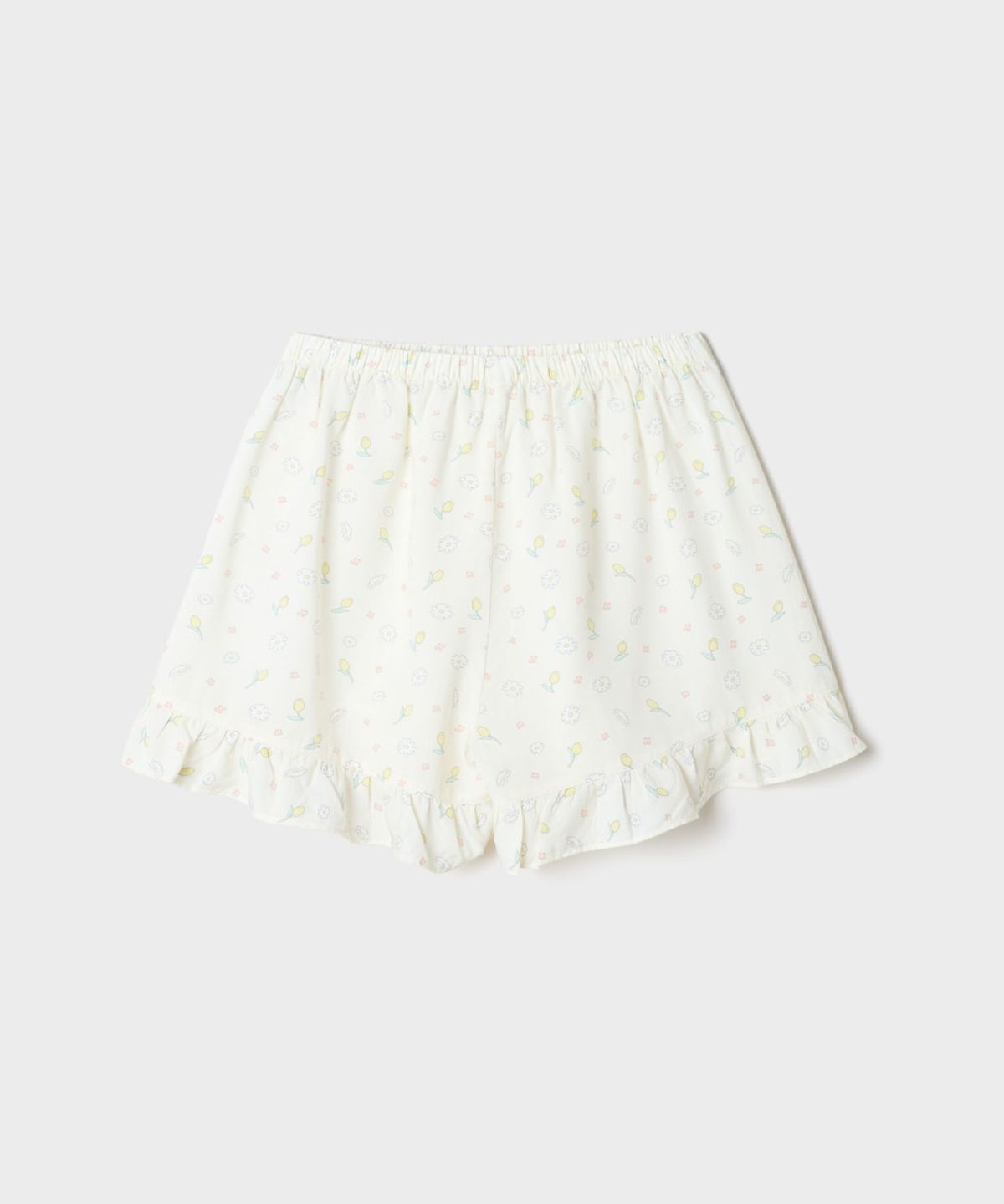 스파오(SPAO) [리락쿠마] 프릴 민소매 파자마(White)_SPPPG25U26