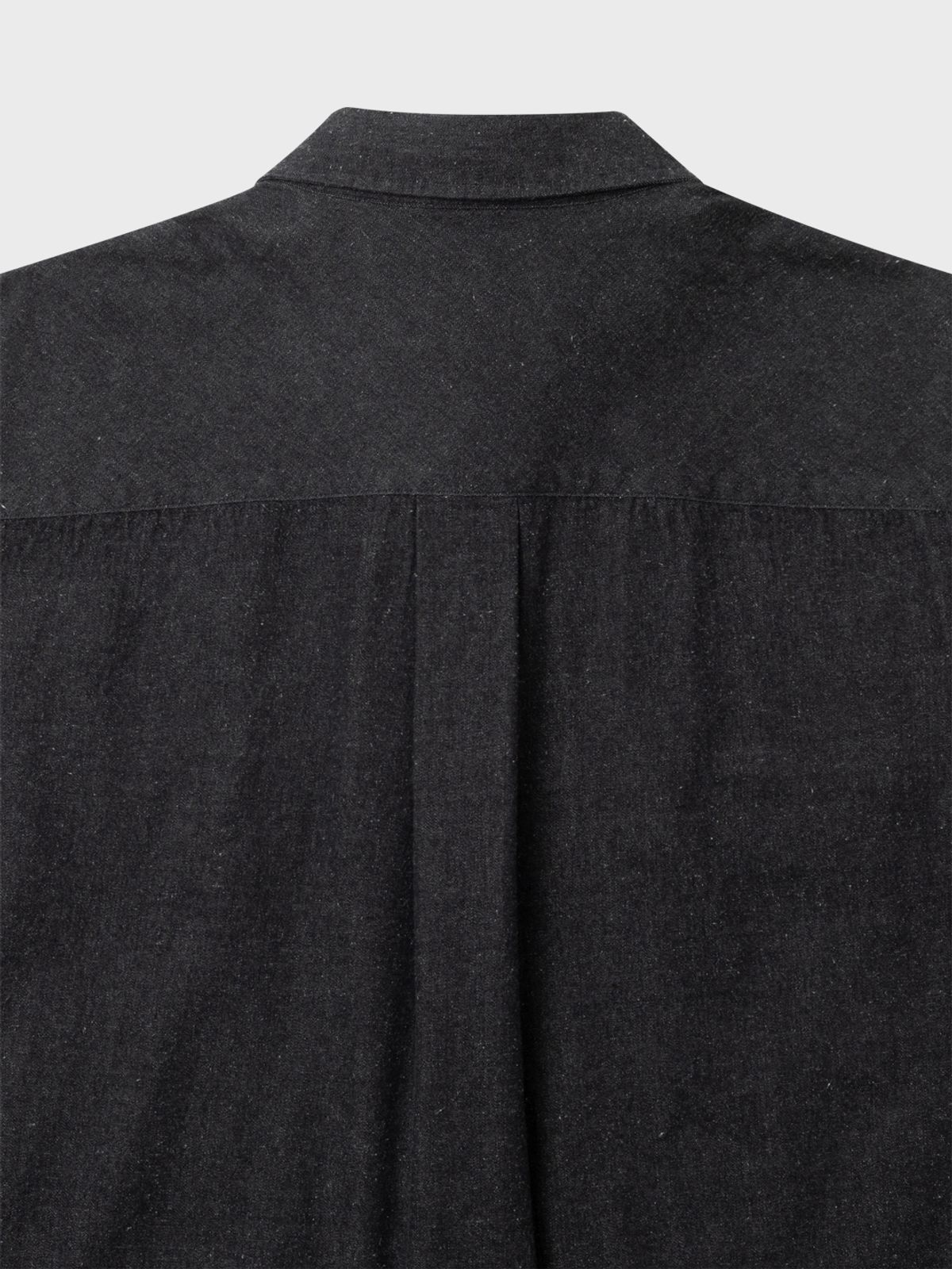 아틀리에 델디오(ATELIER DELDIO) 실크 노일 데님 웨스턴 셔츠 (BLACK)