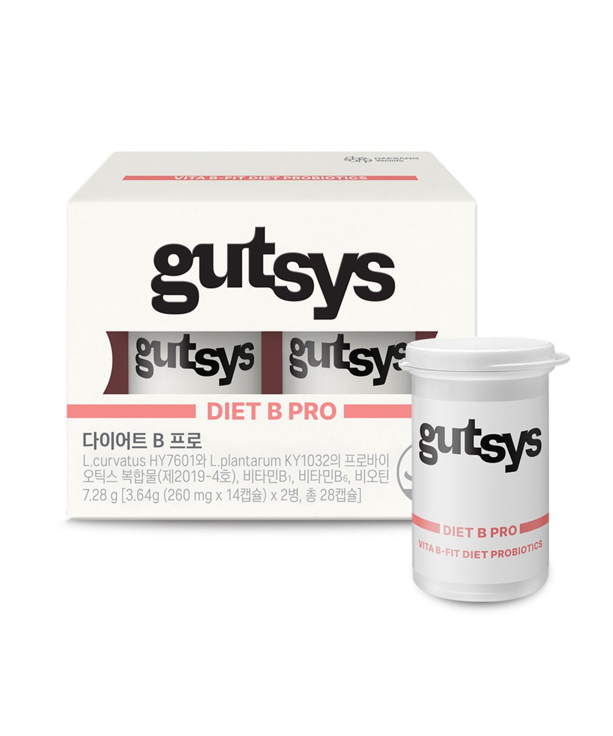 것시스(GUTSYS) 다이어트 유신균 다이어트 B 프로 (260 mgx28캡슐) /28일분