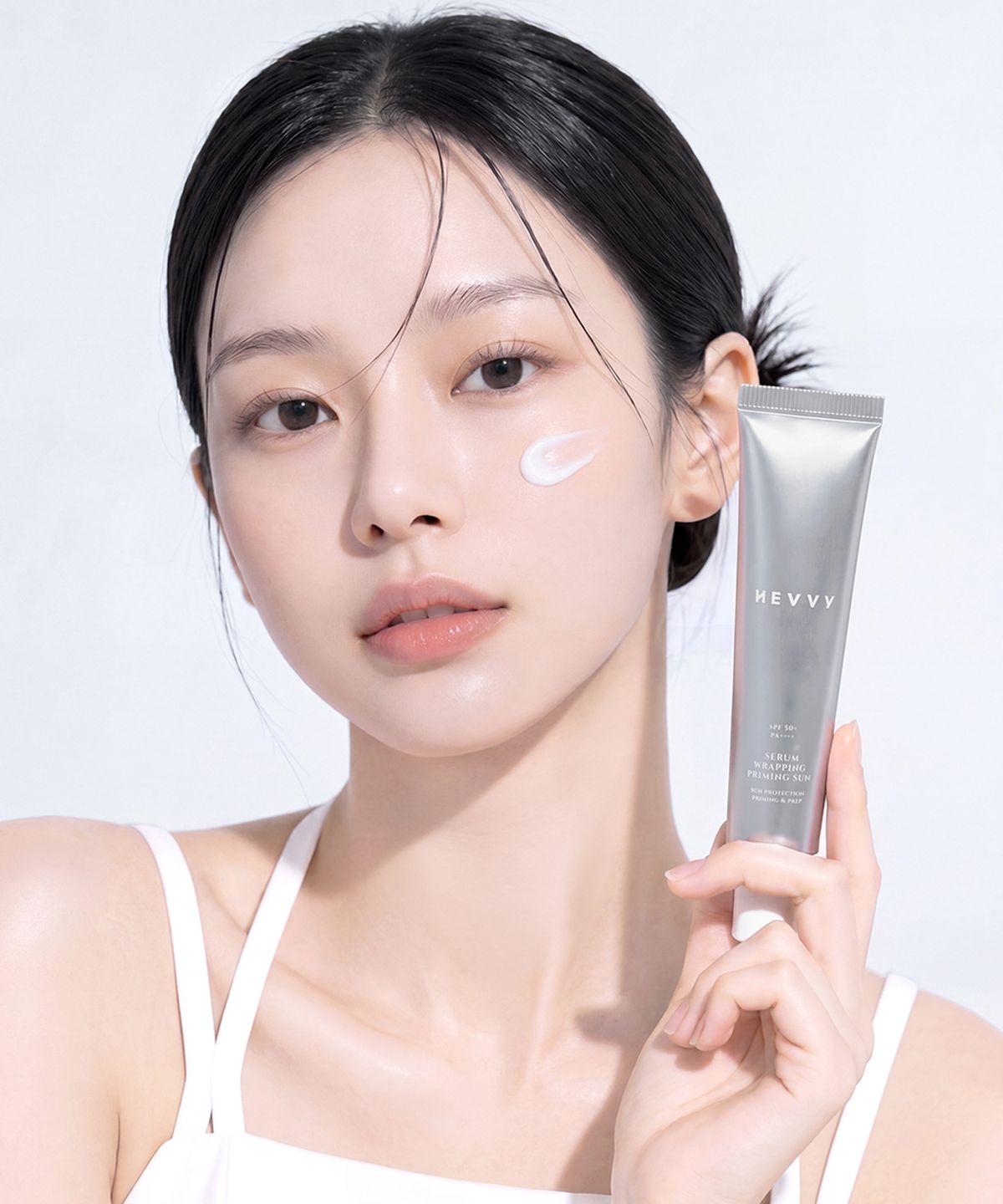 헤비메이크업(HEVVY MAKEUP) [SET] 세럼랩핑 프라이밍 선 45ml + 글로우 틴트 10종 3.3ml
