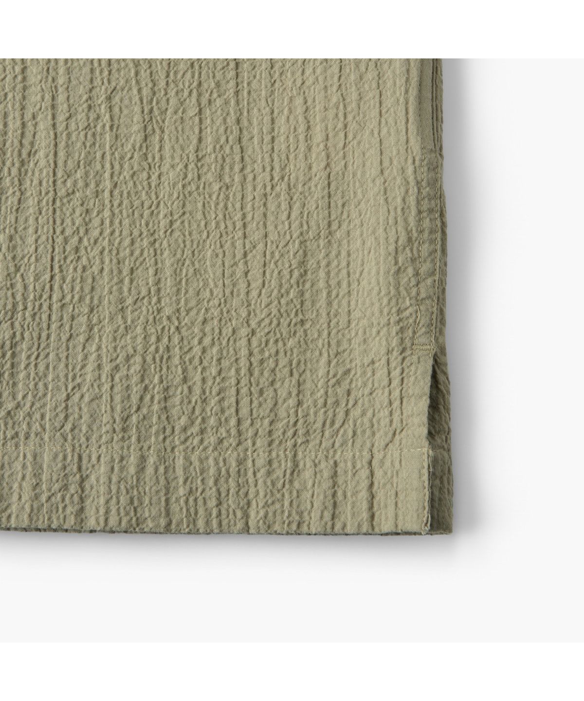 헨리코튼(HENRY COTTONS) [Imported Fabric] 시어서커 오픈 카라 셔츠 (컴포트핏) AHSAM26621KHL