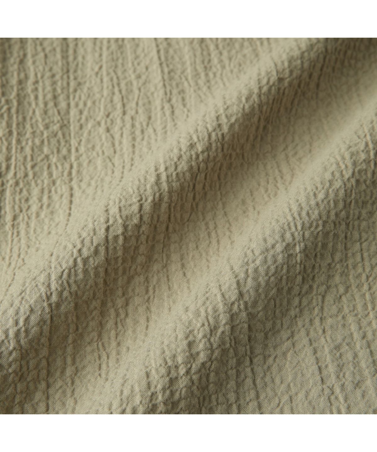 헨리코튼(HENRY COTTONS) [Imported Fabric] 시어서커 오픈 카라 셔츠 (컴포트핏) AHSAM26621KHL