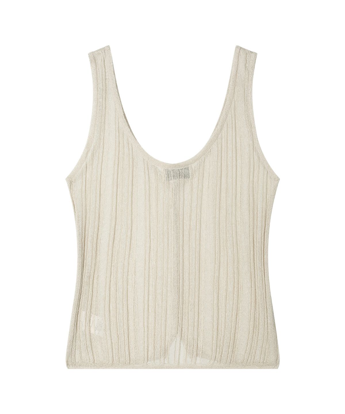 선데이후르츠마켓(SUNDAY FRUIT MARKET) W) SUNDAY SHEER SLEEVELESS BEIGE