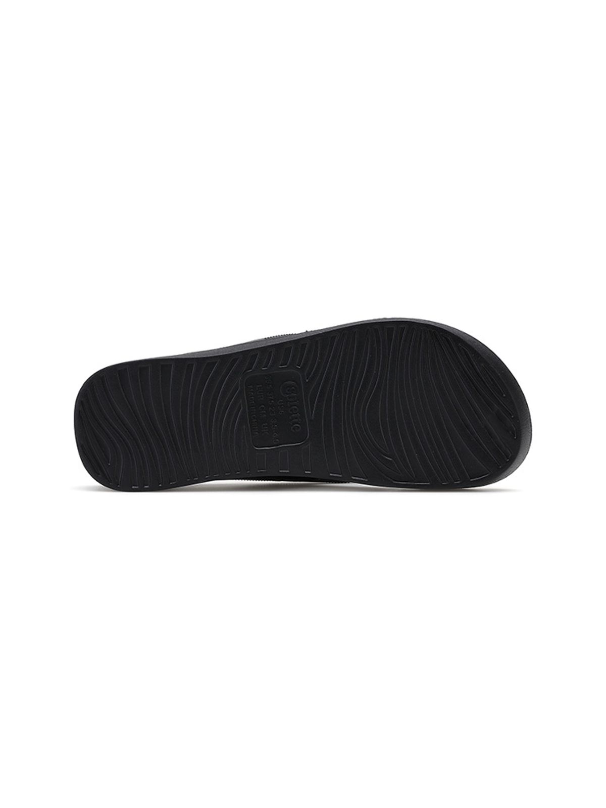 솔레뜨(SOLETTE) MULGYEOL flip flop_Black
