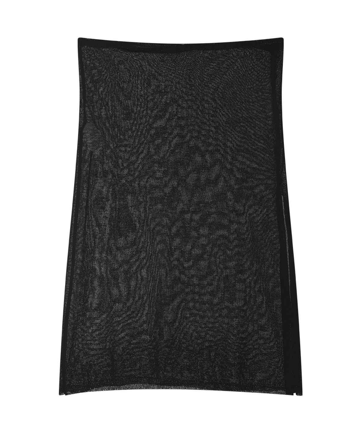 선데이후르츠마켓(SUNDAY FRUIT MARKET) W) SUNDAY SHEER BUTTON SKIRT BLACK