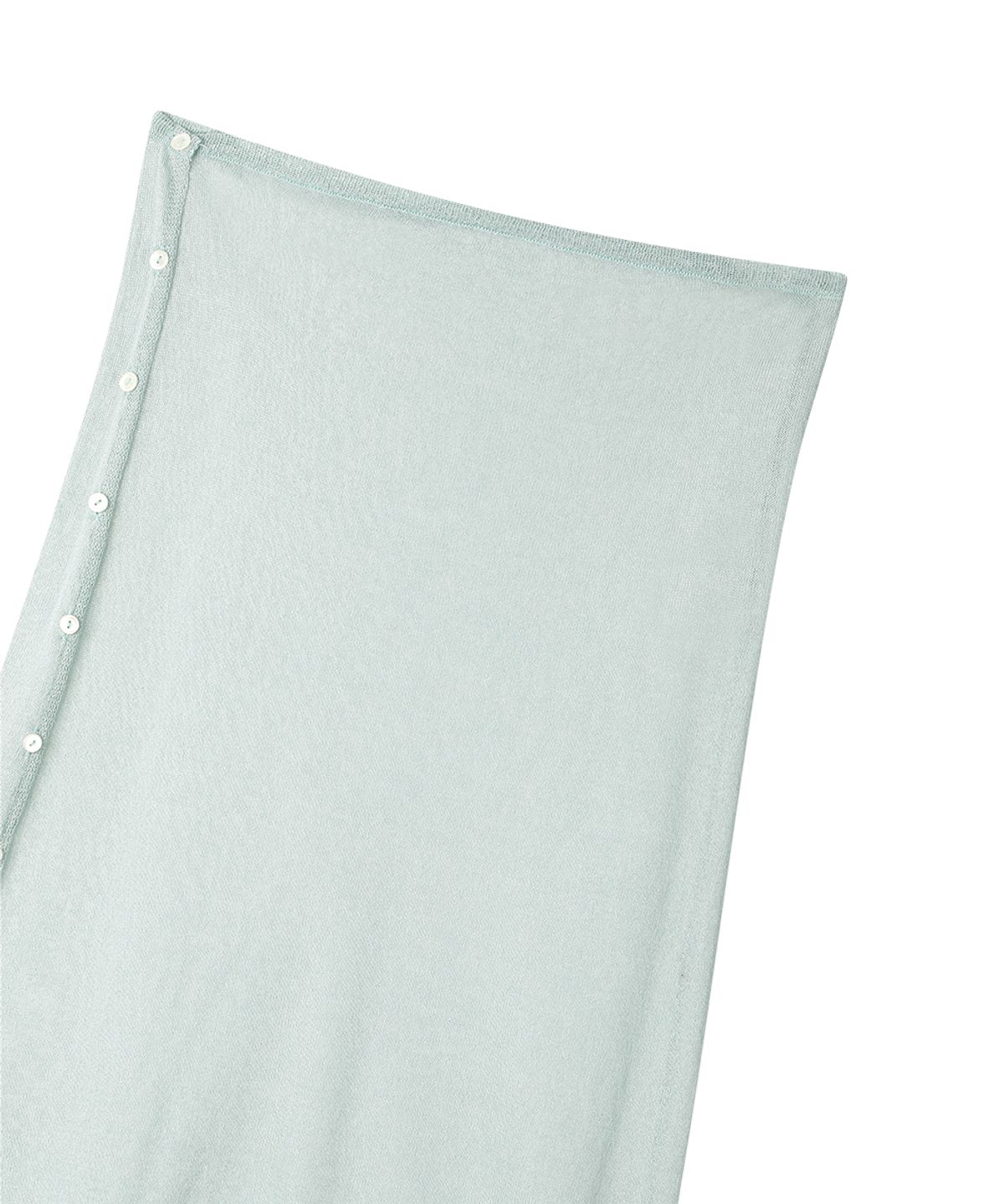 선데이후르츠마켓(SUNDAY FRUIT MARKET) W) SUNDAY SHEER BUTTON SKIRT MINT