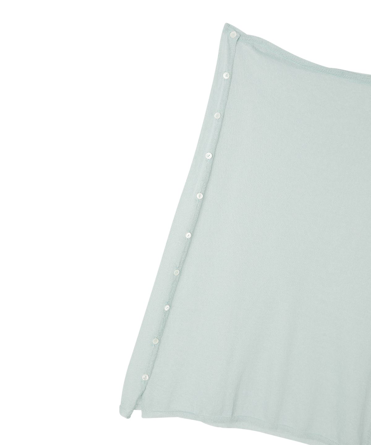 선데이후르츠마켓(SUNDAY FRUIT MARKET) W) SUNDAY SHEER BUTTON SKIRT MINT