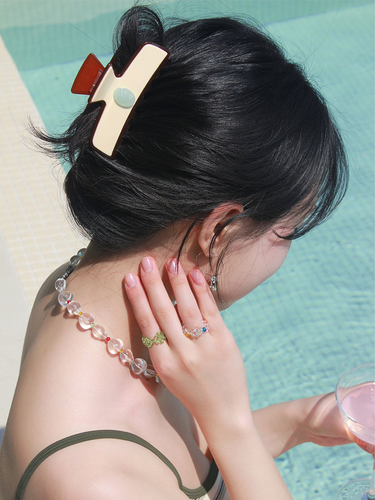 영리영리(YLYL) Cabinet hair claw,  SPRING