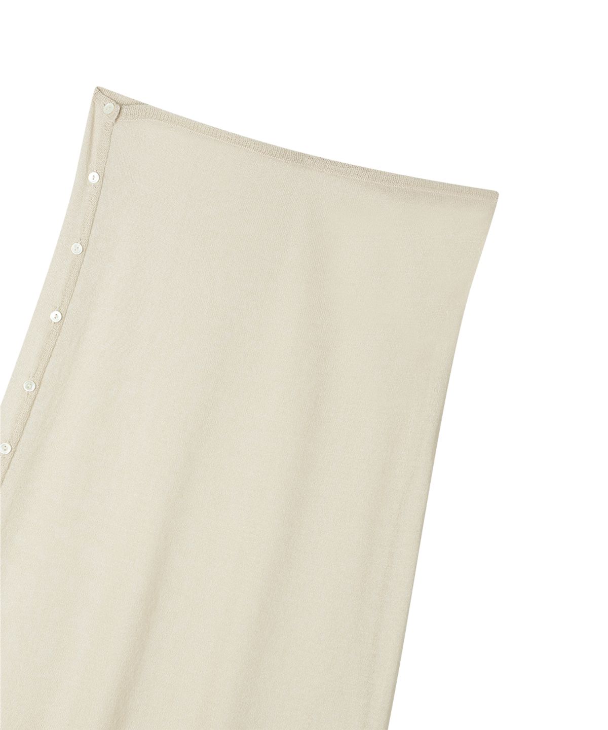 선데이후르츠마켓(SUNDAY FRUIT MARKET) W) SUNDAY SHEER BUTTON SKIRT BEIGE