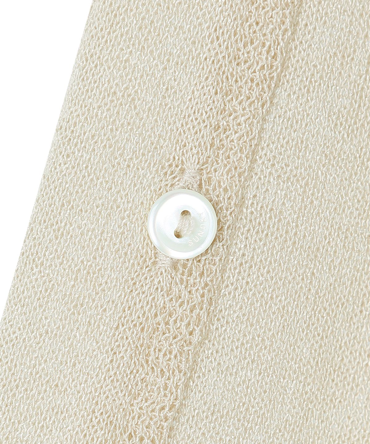 선데이후르츠마켓(SUNDAY FRUIT MARKET) W) SUNDAY SHEER BUTTON SKIRT BEIGE