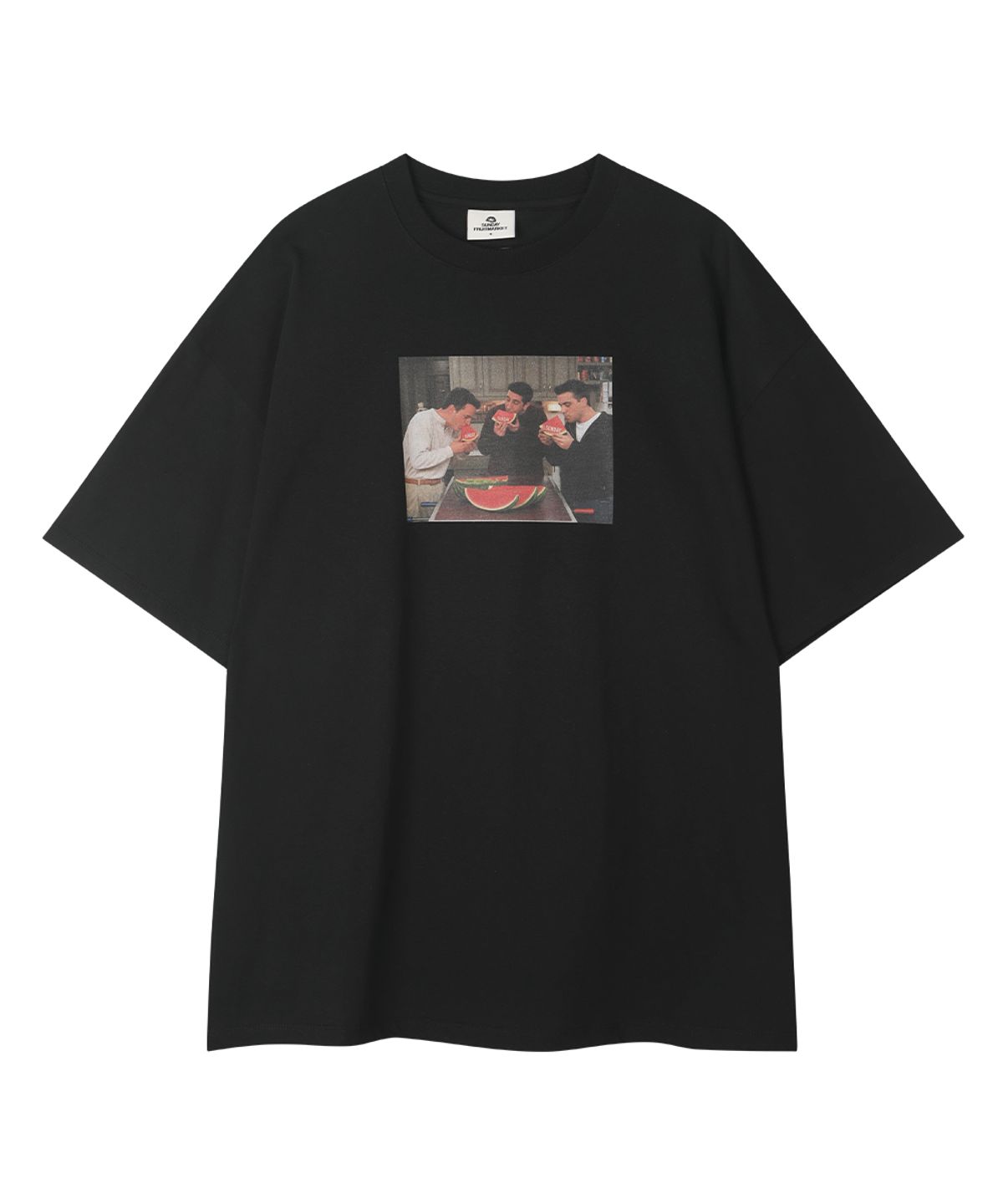 선데이후르츠마켓(SUNDAY FRUIT MARKET) SUNDAY FRIENDS TEE BLACK