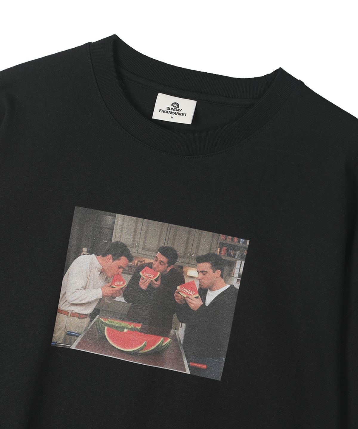 선데이후르츠마켓(SUNDAY FRUIT MARKET) SUNDAY FRIENDS TEE BLACK