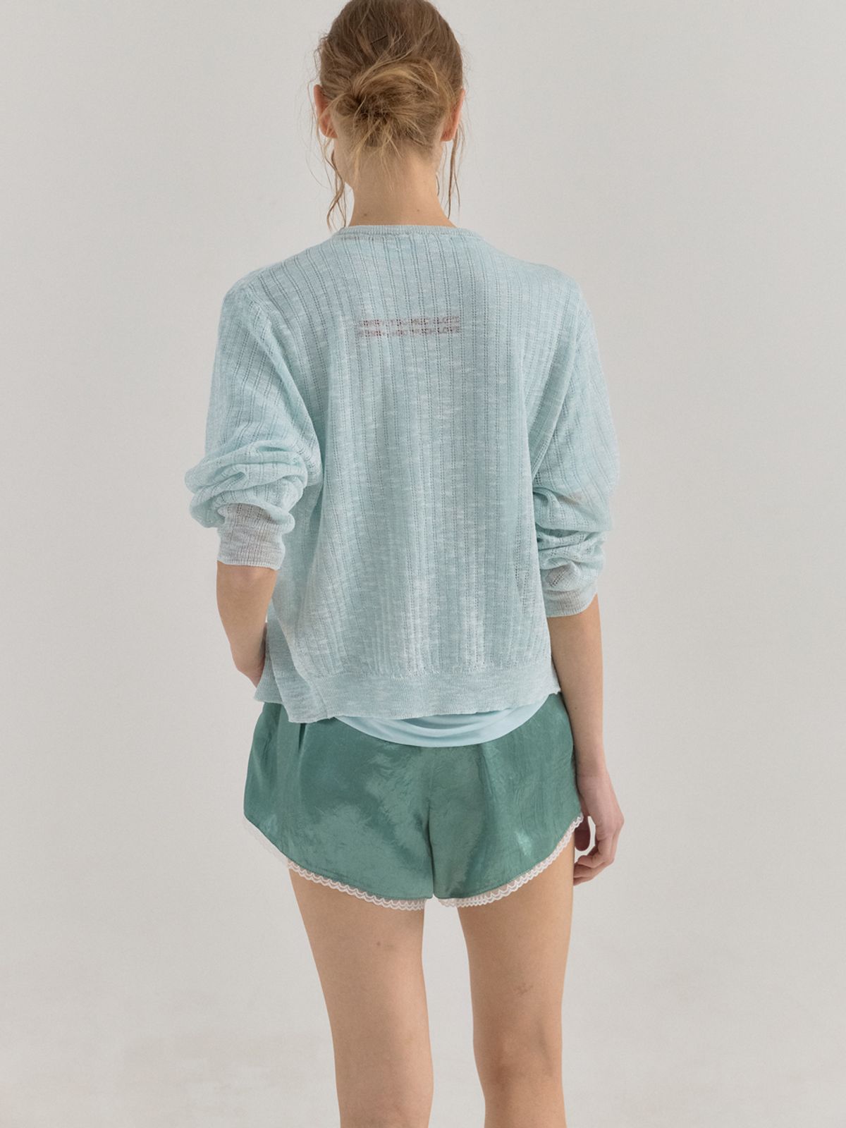 쏘리, 투 머치 러브(SORRY, TOO MUCH LOVE) Serena Knit  Sunshine Cardigan_Mint