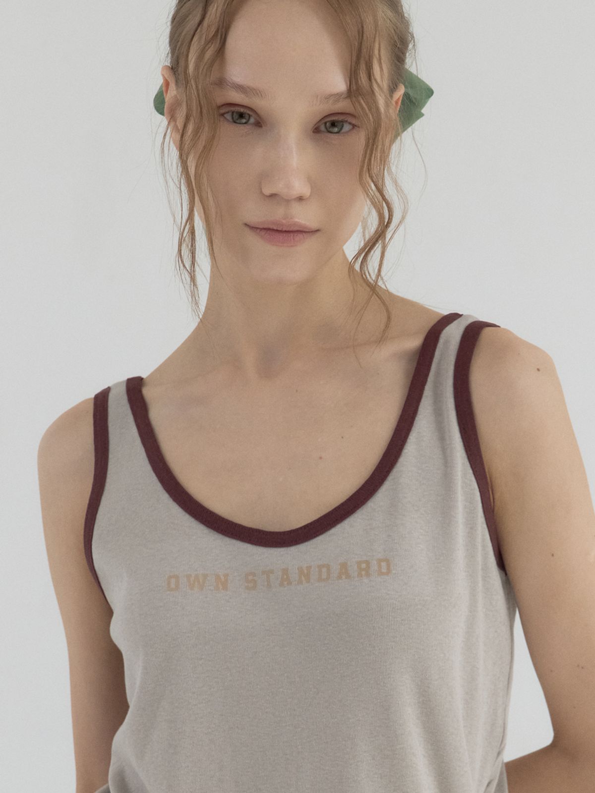 쏘리, 투 머치 러브(SORRY, TOO MUCH LOVE) Muted Tone Essential Tank_Beige