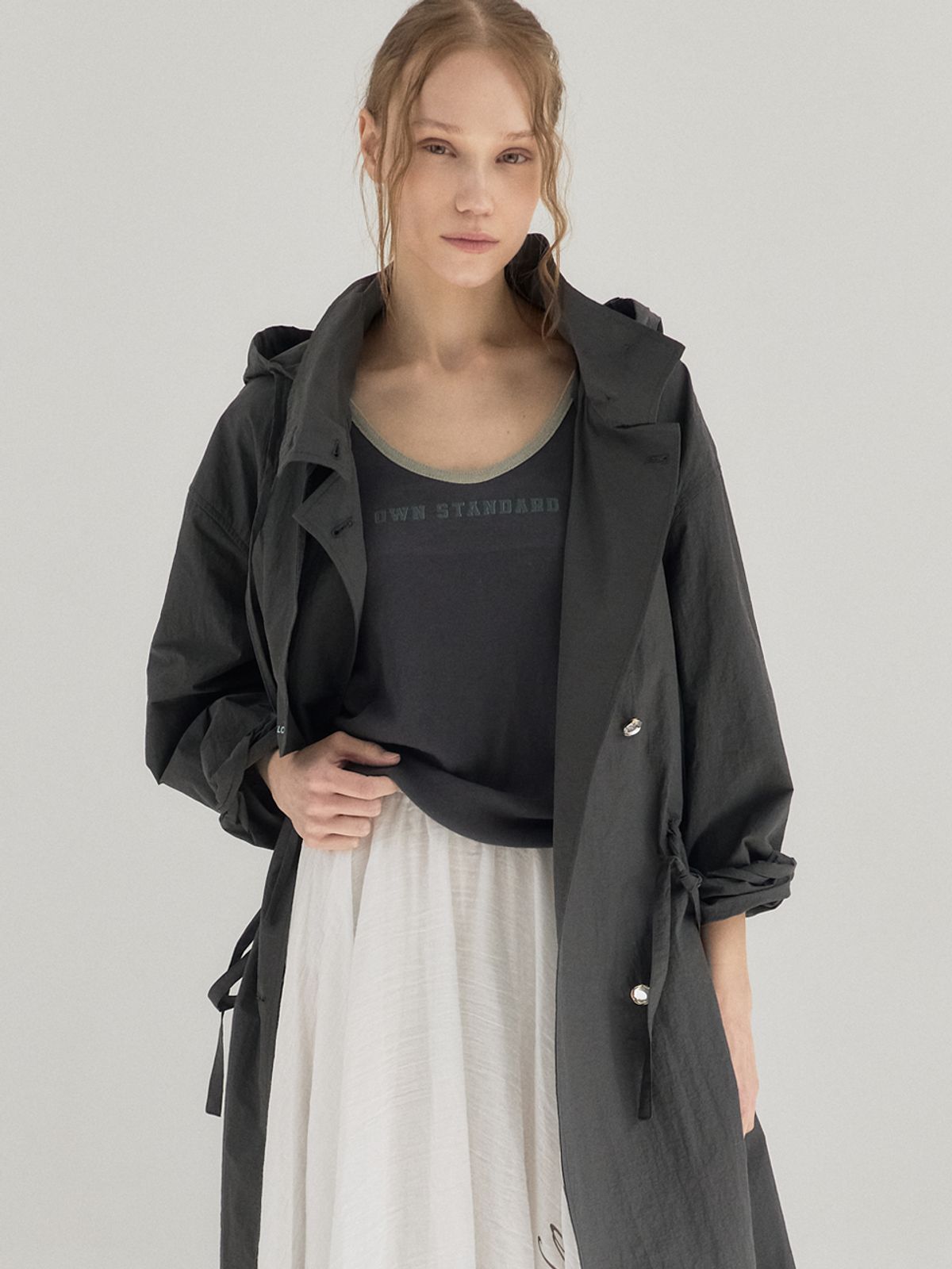 쏘리, 투 머치 러브(SORRY, TOO MUCH LOVE) Muted Tone Essential Tank_Charcoal