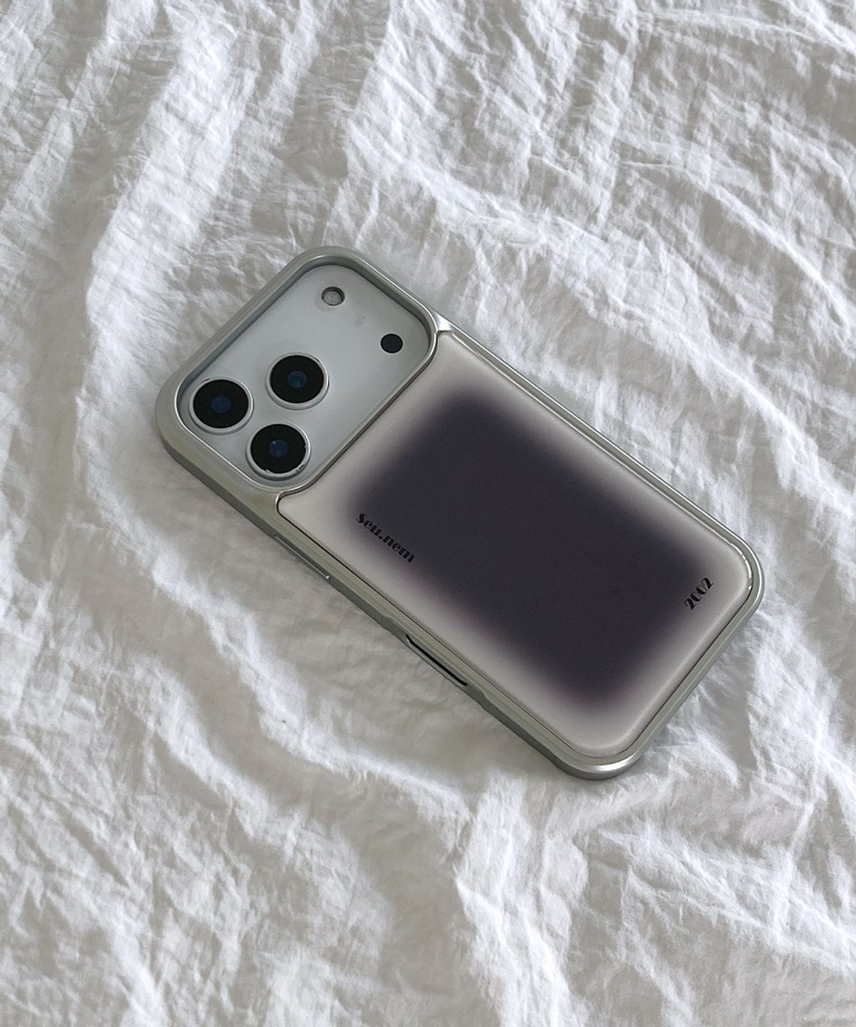 세컨드유니크네임(SECOND UNIQUE NAME) SUN CASE GRAPHIC MIST DEEP GRAY