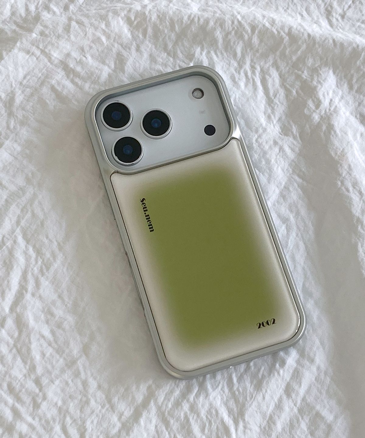 세컨드유니크네임(SECOND UNIQUE NAME) SUN CASE GRAPHIC MIST GREEN