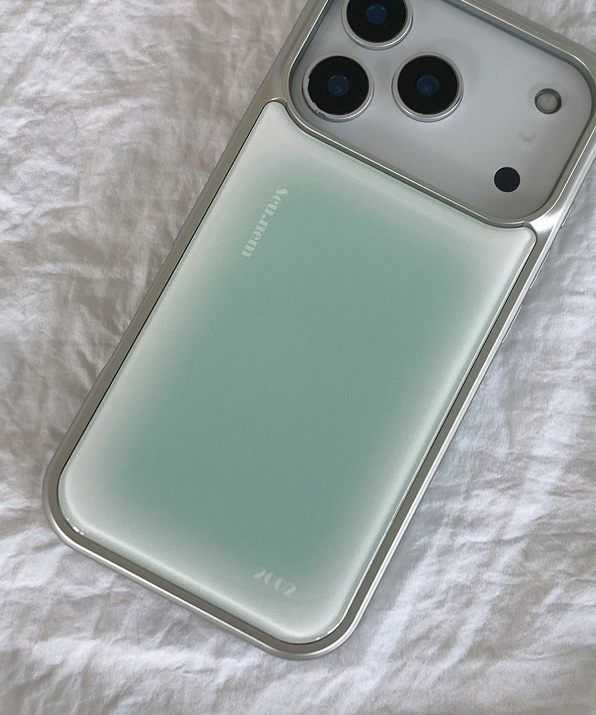 세컨드유니크네임(SECOND UNIQUE NAME) SUN CASE GRAPHIC MIST MINT