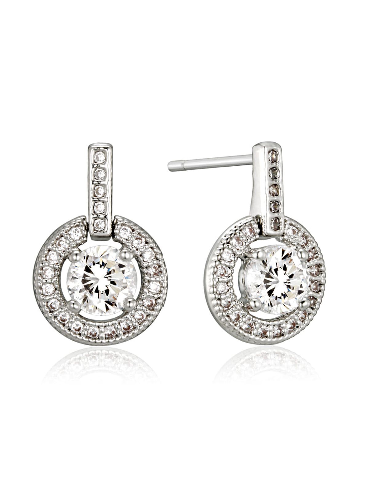 가이거주얼리(GEIGERJEWELRY) 18K GF 오로라 서클 큐빅 귀걸이 GI8KPEE092
