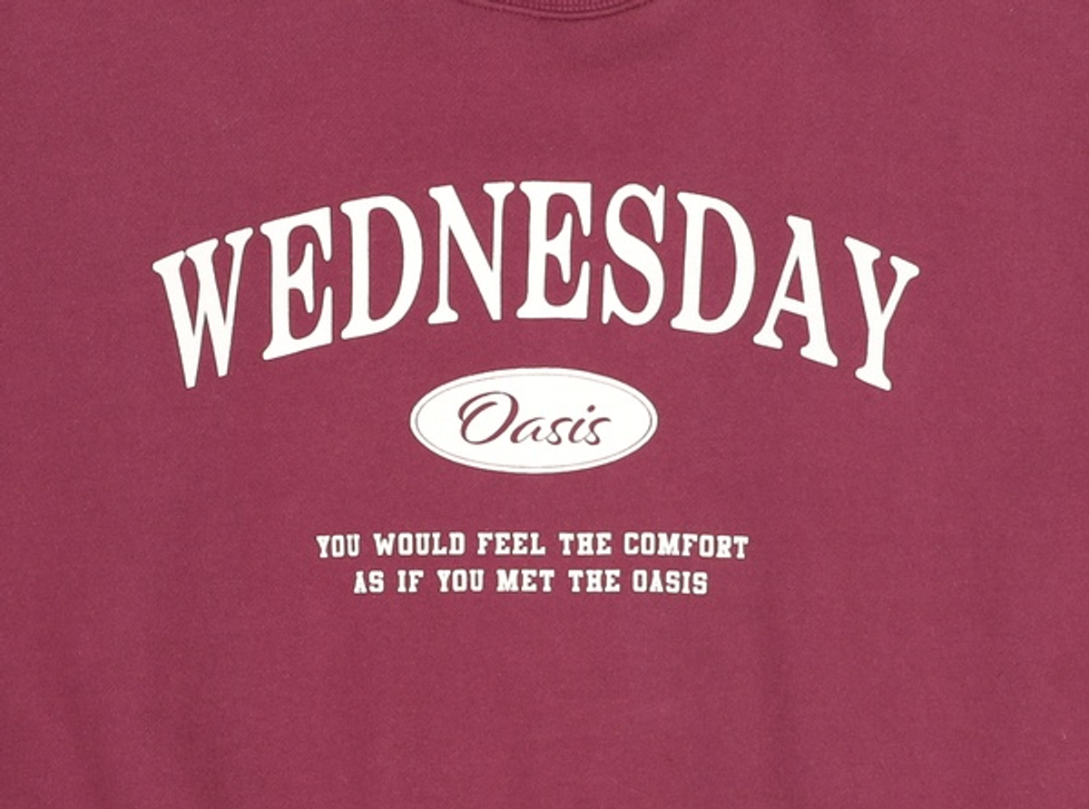 웬즈데이오아시스(WEDNESDAY OASIS) 맨투맨/스웨트셔츠 2