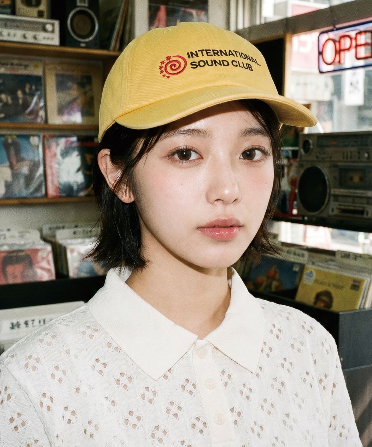 피드파이퍼(PIEDPIPER) 인터네셔널 사운드 클럽 캡 옐로우