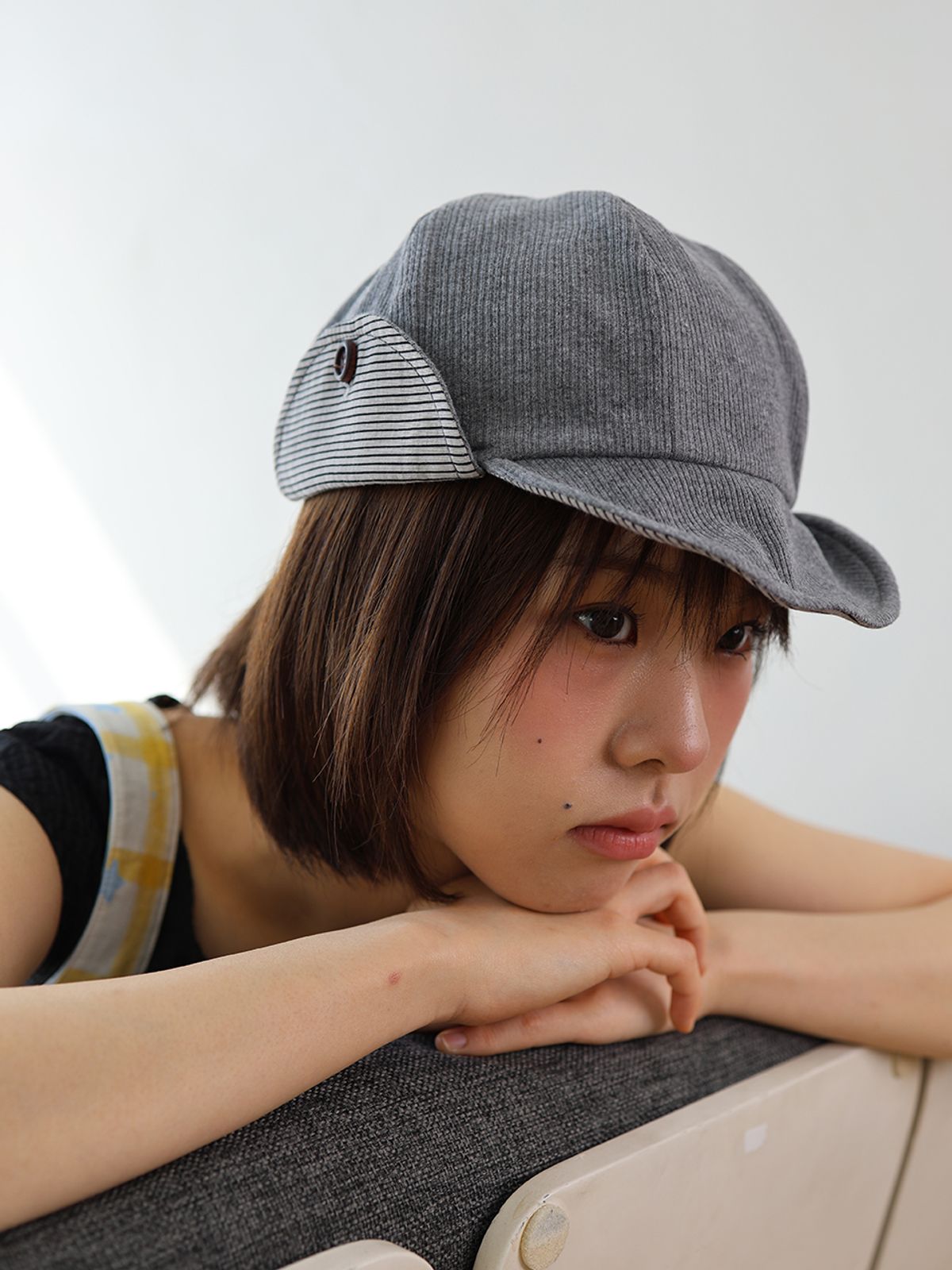 무음(MUWM) 리버시블 이어 캡 Reversible Ear Cap (2 Colors)