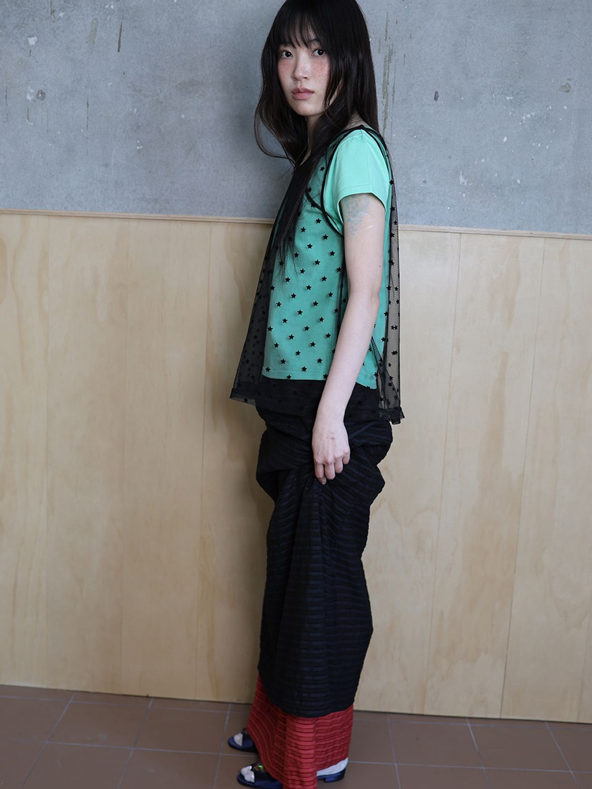 무음(MUWM) 일랑 리버시블 스커트 Ylang Reversible Skirt (Black)