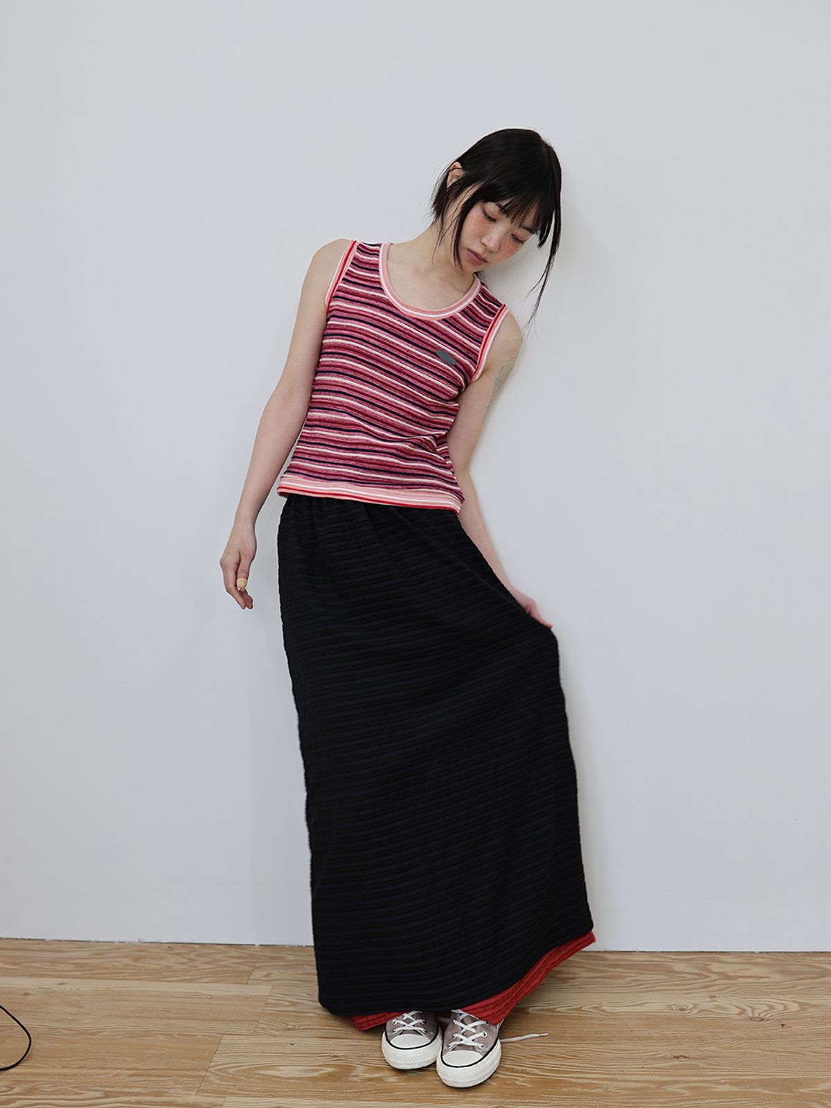 무음(MUWM) 일랑 리버시블 스커트 Ylang Reversible Skirt (Black)