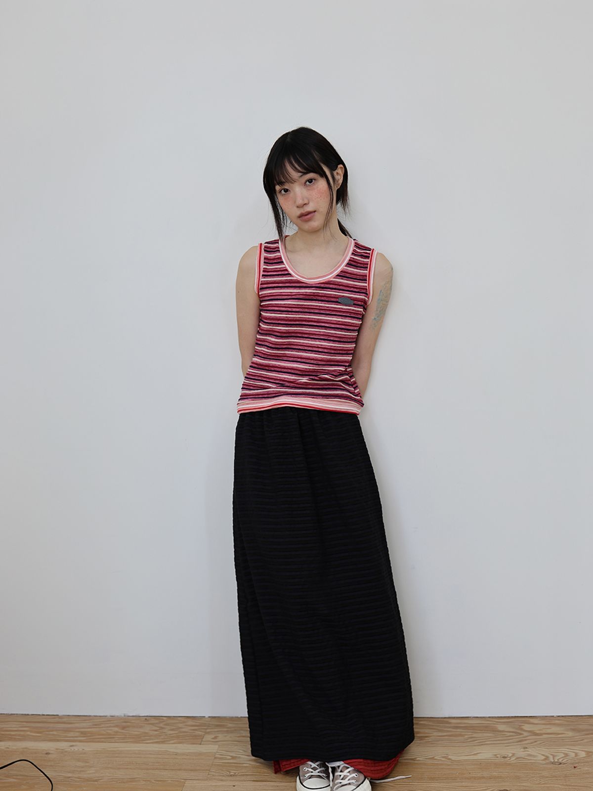 무음(MUWM) 일랑 리버시블 스커트 Ylang Reversible Skirt (Black)
