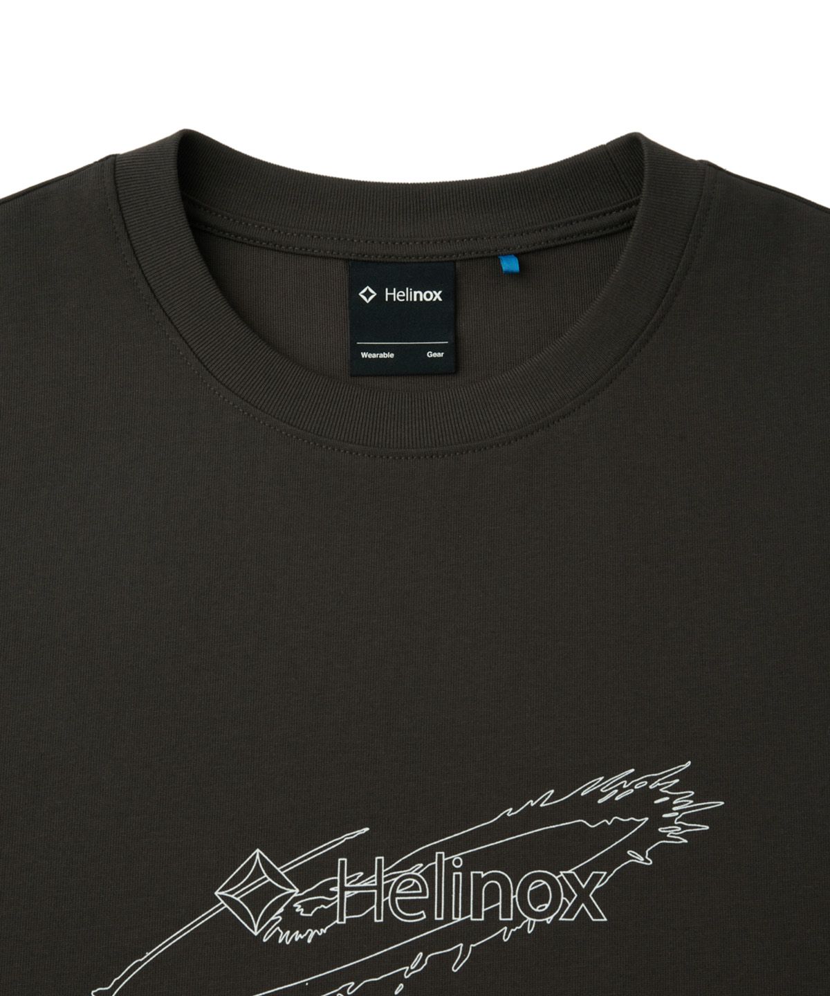 헬리녹스 웨어(HELINOX WEAR) Solar Splash 그래픽 티셔츠_Dark Brown