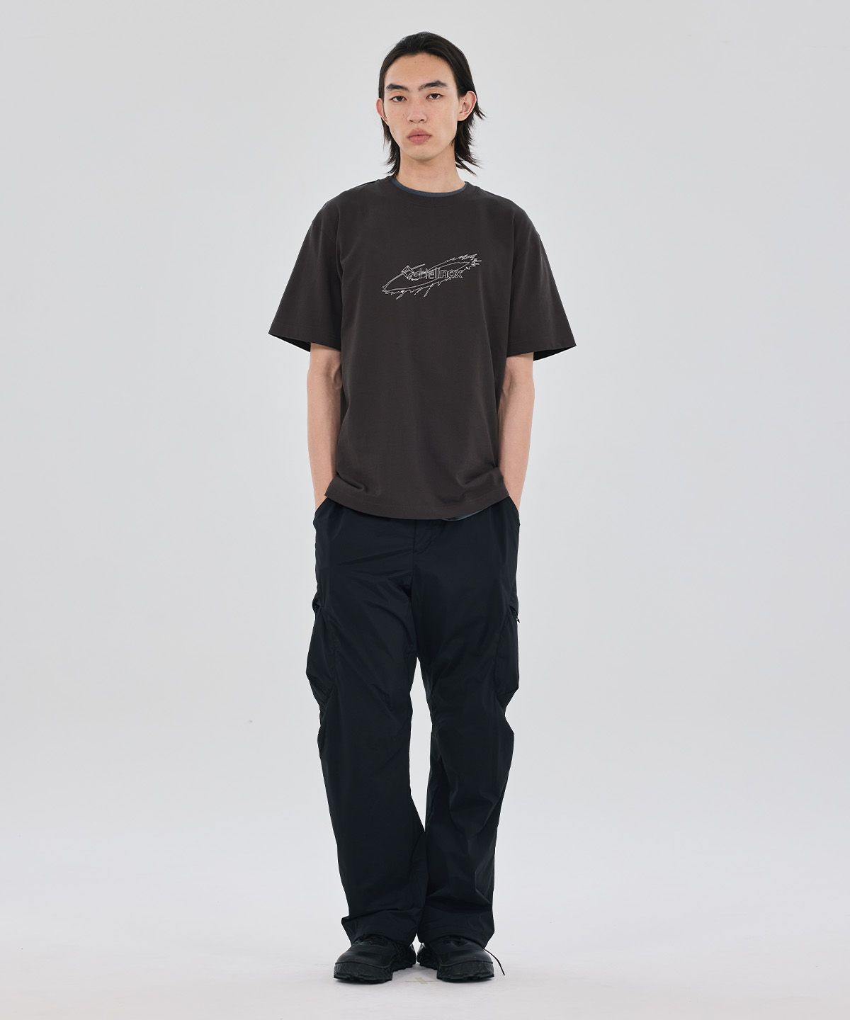 헬리녹스 웨어(HELINOX WEAR) Solar Splash 그래픽 티셔츠_Dark Brown