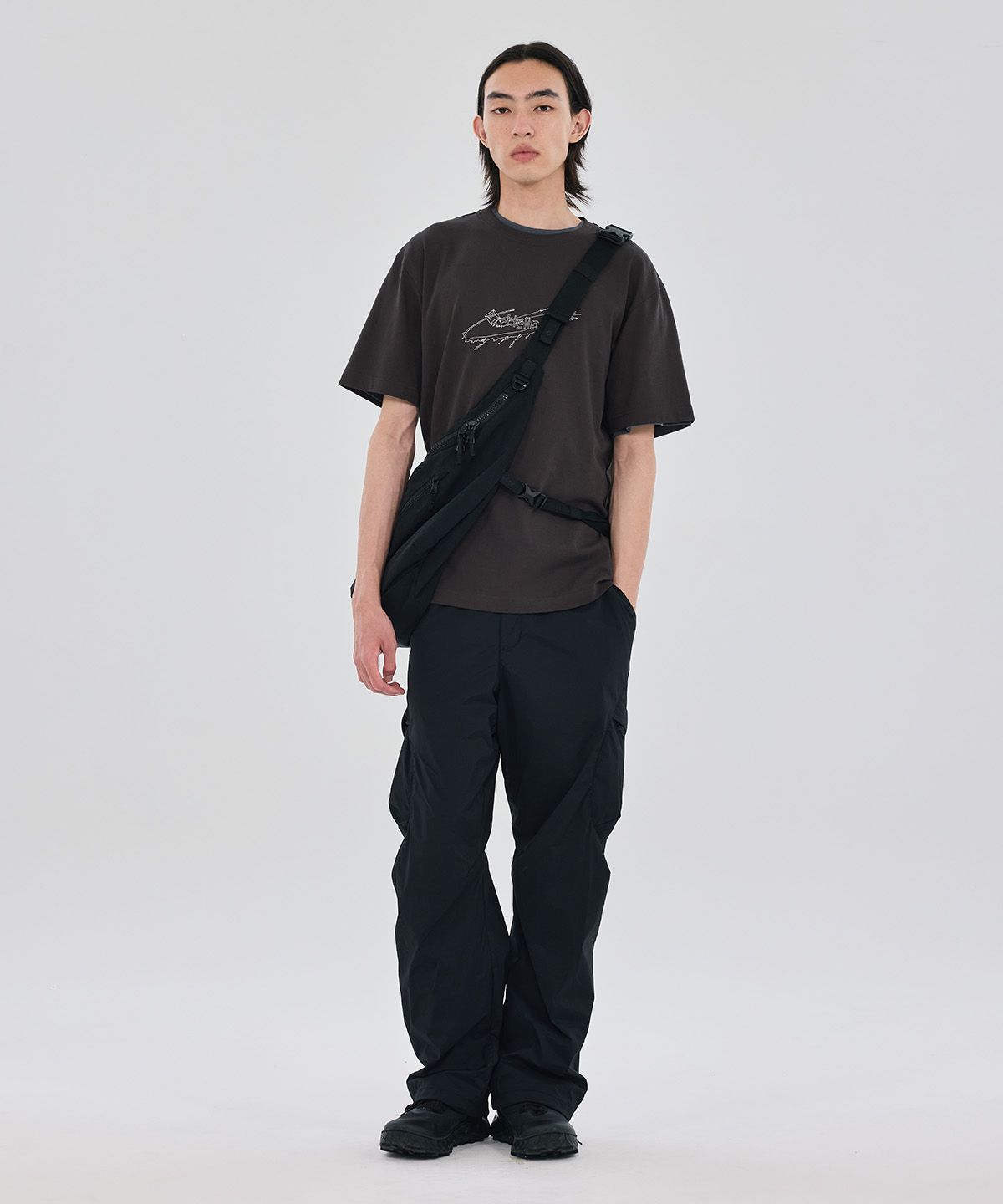 헬리녹스 웨어(HELINOX WEAR) Solar Splash 그래픽 티셔츠_Dark Brown