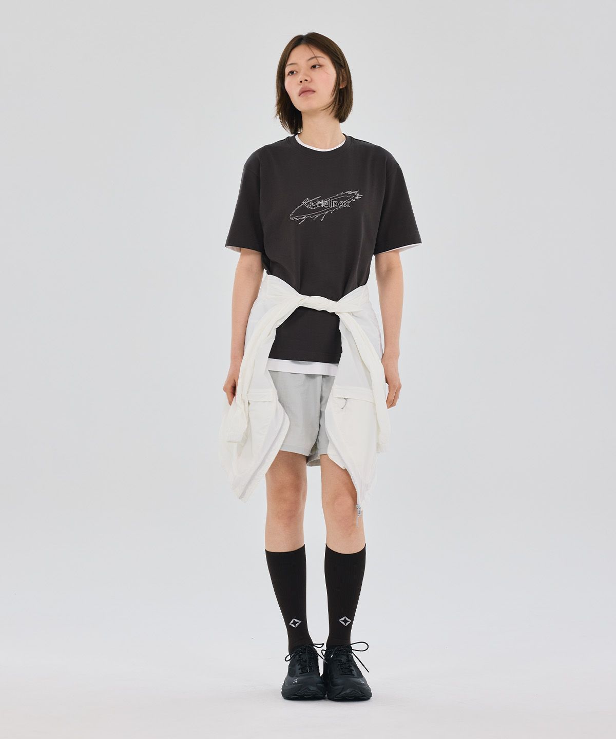 헬리녹스 웨어(HELINOX WEAR) Solar Splash 그래픽 티셔츠_Dark Brown