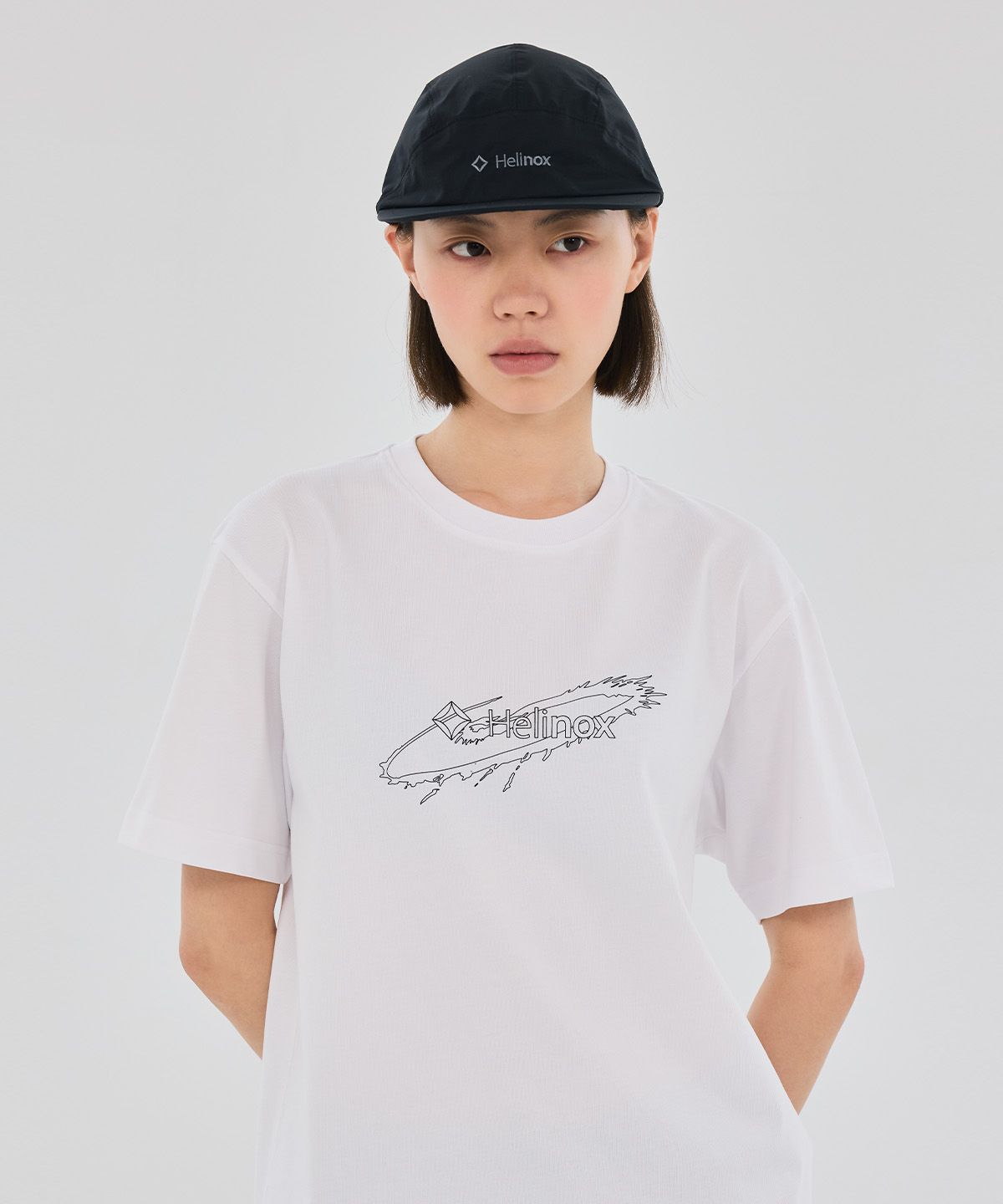 헬리녹스 웨어(HELINOX WEAR) Solar Splash 그래픽 티셔츠_White